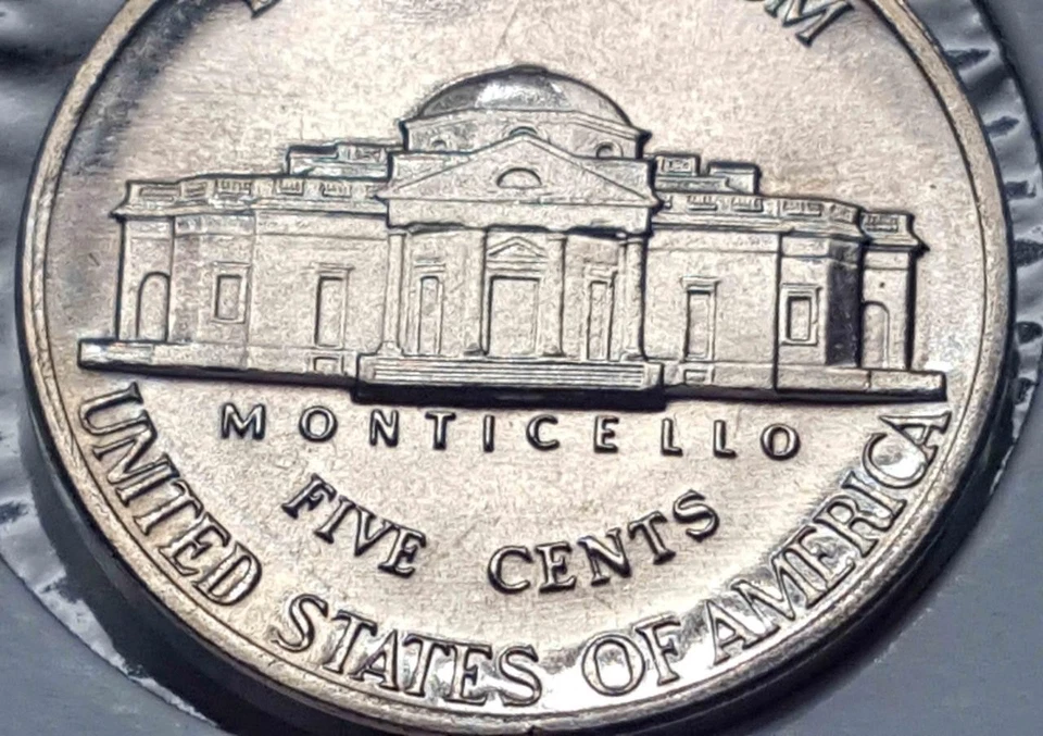 1987-P 6 FULL STEP (FS)  BU GEM JEFFERSON NICKEL MUST HAVE NICKEL - Image 1 of 4