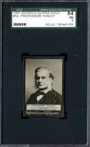 1901 OGDENS GUINEA GOLD #54 PROFESSOR HUXLEY SGC 7 *DS12976 - Picture 1 of 2