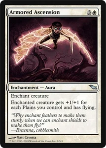 Armored Ascension - Medium Play MTG Shadowmoor - Picture 1 of 1