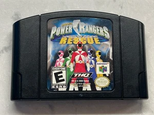 Power Rangers Lightspeed Rescue Nintendo 64, 2000 TESTED AUTHENTIC N64 THQ Saban - Picture 1 of 11