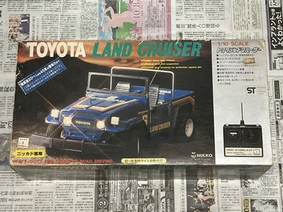 Nikko Radio Control Car Toyota Land Cruiser 1/10 mit Box F/S Fedex - Bild 1 von 4