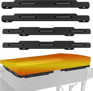 Upgraded Magnetic Wind Guards for Blackstone Griddle 36 Inch,Stainless Black - Picture 1 of 7