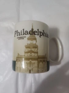 Starbucks Mug 2009 Philadelphia Global Icon Collector Series 16 oz. Coffee Cup - Picture 1 of 4