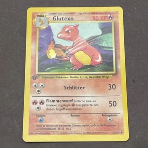 Pokémon TCG Charmeleon (Glutexo) Base Set 24/102 Regular 1. Edition DEUTSCH NM - Bild 1 von 10