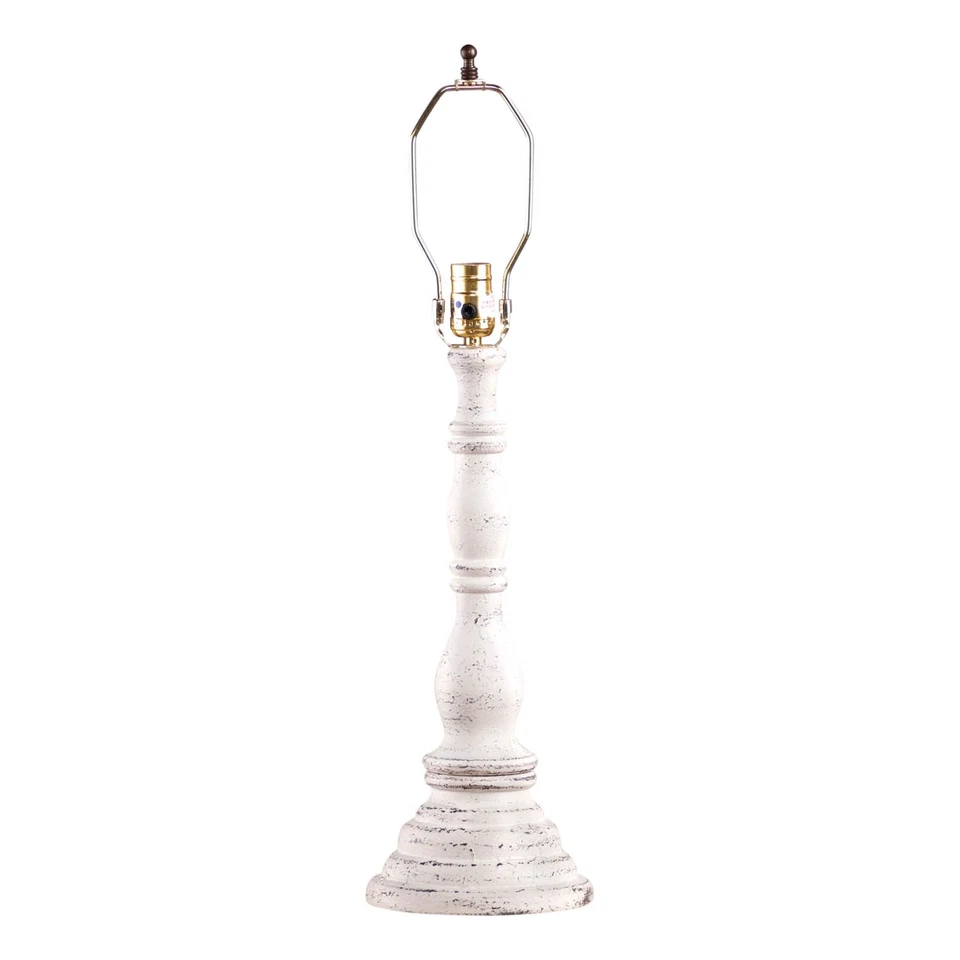 Davenport Lamp Base in Vintage White - Image 1 of 1