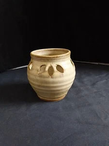 piccolo vaso in ceramica da studio fatto a mano 3,5"H - Foto 1 di 4