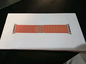 Bracelet Apple Alpine Loop pour montre Ultra - Orange, petit (49 mm) - Photo 1 sur 4