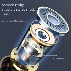 In Ear Stereo Noise Canceling Note Package Content Stereo Audio Experience - Picture 1 of 13