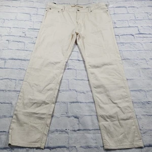 Banana Republic HERRENGRÖSSE 36 X 36 beige schmale Leinenmischung fünf Taschen Hose - Bild 1 von 11