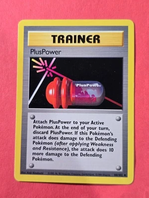 1999 Pokemon Base Shadowless #84 PlusPower, UC, NF/H, cd1 - Image 1 of 3