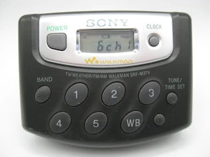 Sony Walkman SRF-M37V Portable AM/FM Weather Band Radio w/ Belt Clip - Picture 1 of 5