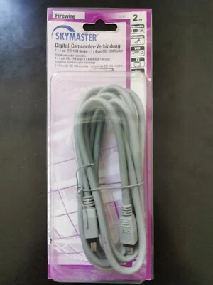 Skymaster Digital-Camcorder-Verbindung 2x IEEE 1394 Stecker (2m Länge) - Bild 1 von 4