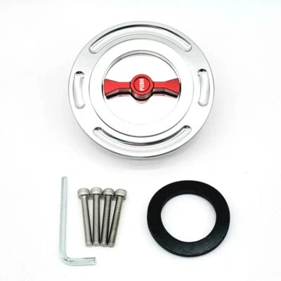 PARA BMW S1000R S1000RR S1000XR HP2 HP4 CNC liberación rápida tapa tanque combustible gasolina, Foto 1 de 2