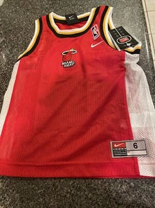 Authentic Nike NBA Miami Heat Jersey Size 6 NWT - Picture 1 of 3
