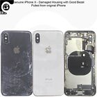 Genuine iPhone X Rear Housing Damaged Back Glass With Good Bezel And Parts