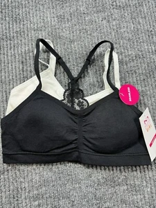 Maidenform Bra Girls Medium Wirefree 2-Pack Self Expressions Devotion New - Picture 1 of 6