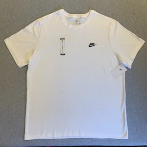 T-shirt Nike Sportswear Club bianca uomo XXL AR4997-101 - Foto 1 di 3