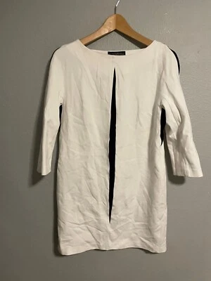 Pietro Brunelli Womens Dress Maternity XS Black White Stretch Knee Length Modern - Image 1 of 4