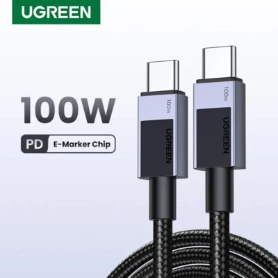 UGREEN 100W USB C to USB Type C Cable 5A PD Fast Charging For Macbook iPhone - Image 1 of 4