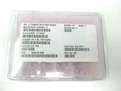 TE Connectivity Amp 5745784-4 D-Sub Connector Male Plug (Pack of 4) *Brand New* - Image 1 of 2