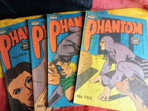 4x The Phantom Comics: No's 743, 744, 750 & 753 - Frew Publications - Picture 1 of 9