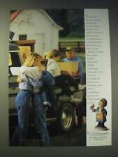 1989 M.I. Hummel Figurines Ad - It wasn't until her going-away party