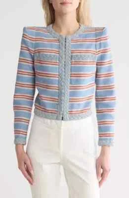 NEW Veronica Beard Arrowe Braided Trim Jacket Size 2 #SJ1268 - Image 1 of 4