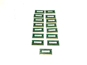 Lot of 15 MICRON 1RX8 PC3- 10600S 2GB MEMORY RAM LAPTOP MT8JSF25664HZ - Picture 1 of 6