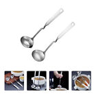 Stainless Steel Cutlery Set Ladle Spoon Skimmer Strainer Scoop Flatware Dh