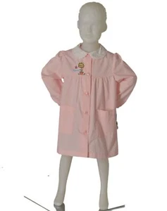 GIRL APRON BUTTONS CUFFS COLLAR EMBROIDERY SIGGI ART.33GR3722 - Picture 1 of 8