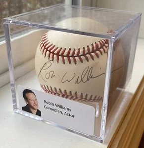 Robin Williams signiert MLB MajorLeague Baseball Auto Komiker Schauspieler Promi PSA - Bild 1 von 7