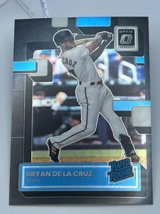 2022 Panini Donruss Optic Rated RC Black Stars Card #53 Bryan De La Cruz 97/149 - Picture 1 of 3