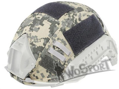 Cubierta táctica militar de casco de caza para casco rápido Ops-Core BJ/PJ/MH ACU Foto 1 de 2