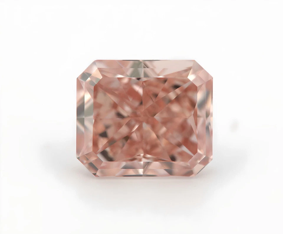 1.15ct Pink Diamond - Natural Loose Fancy Orangy Pink Color GIA VVS1 Radiant - Image 1 of 4
