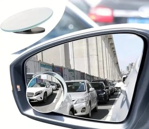 Espejo retrovisor ángulo muerto coche, gran angular ajustable pequeño espejo redondo ¡NUEVO! - Imagen 1 de 8