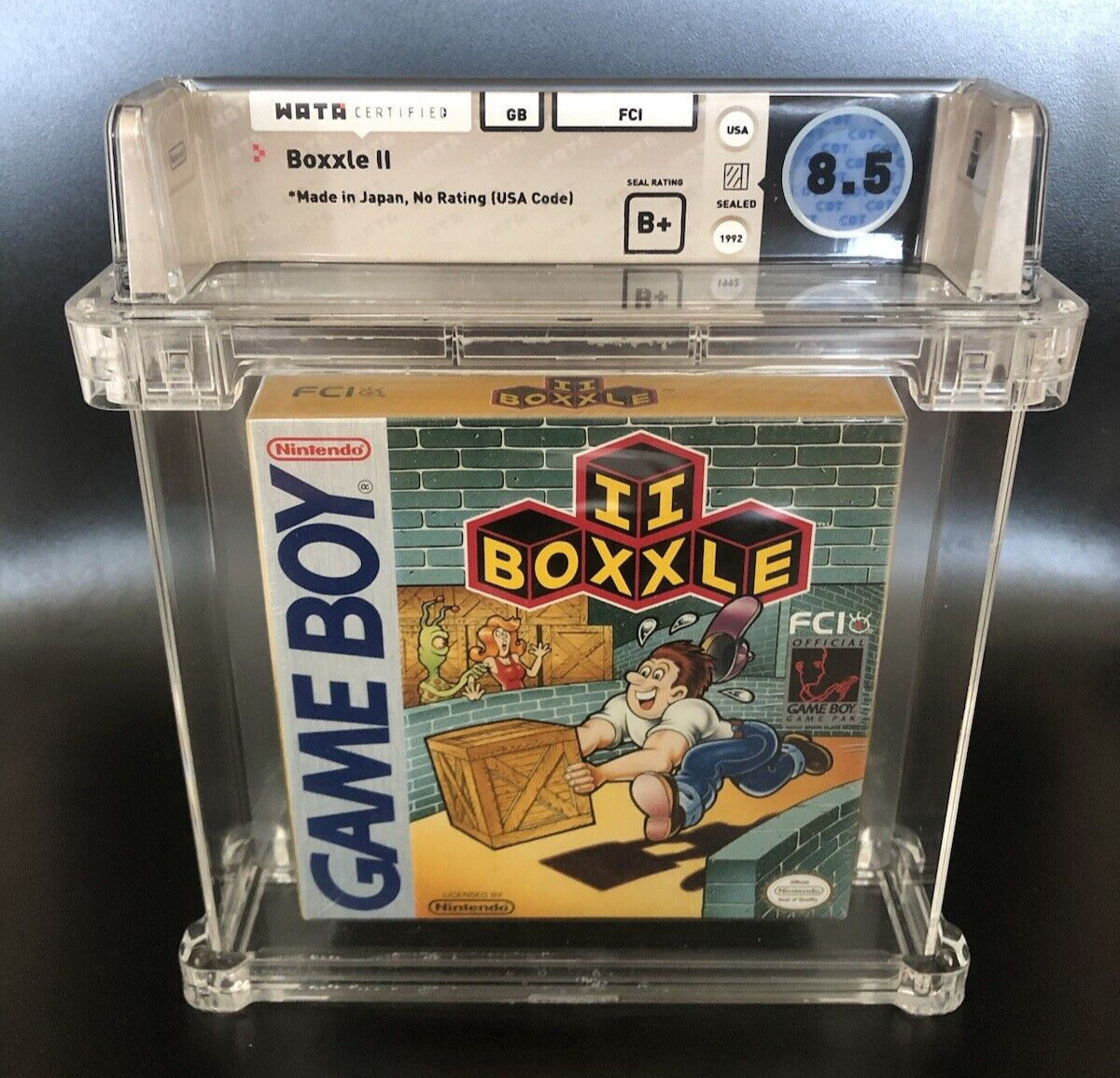 Game Boy BOXXLE II WATA 8.5 B+ New Sealed VGA CGC RARE Nintendo POP 1 Highest