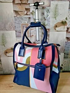 Ted Baker Alicima Pastel Colourblock Travel Cabin Weekend Holiday Case on Wheels - Picture 1 of 7