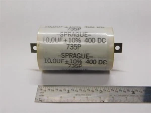 Sprague 735P106X9400ZVL 10uF 400VDC 10% 105C Metallized Polypropylene Capacitor - Picture 1 of 1
