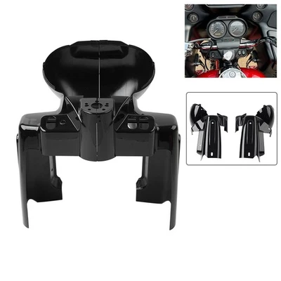 1x Instrument Gehäuse Kit Für Harley Road Glide 1998-2013 Schwarz glänzend - Image 1 of 4