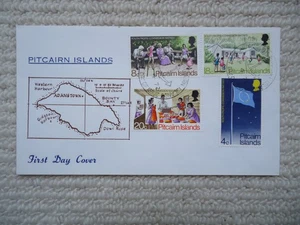 1972 PITCAIRN ISLANDS SOUTH PACIFIC Illustrated First Day Cover. SG120 - SG123 - Picture 1 of 4