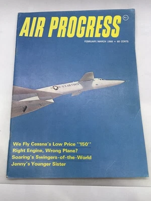 Air Progress Magazine Feb/March 1966 Vol 18 No 2 Aviation History Condé Nast - Image 1 of 3