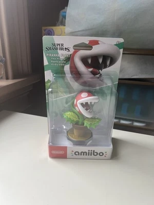 Figura Amiibo Piranha Plant Super Smash Bros. Nintendo Nueva en Caja Foto 1 de 4
