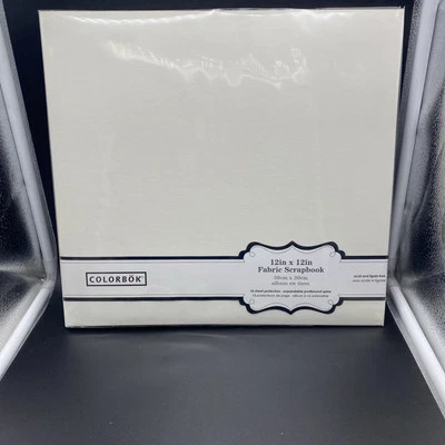 Álbum de recortes de tela Colorbok 12 X 12 10 hojas color crema *LEER Foto 1 de 4
