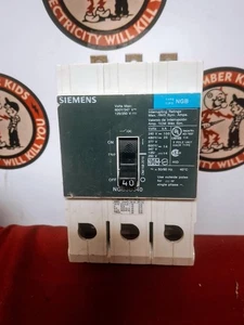 SIEMENS NGB3B125 125AMP 600V 3P Bolt-On Circuit Breaker SHIPS SAME DAY - Picture 1 of 2