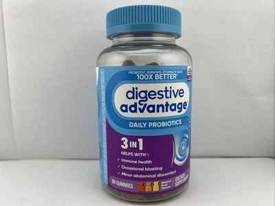 Ventaja digestiva, gomitas probióticas diarias, 80 unidades - ¡ENVÍO GRATUITO! Foto 1 de 4