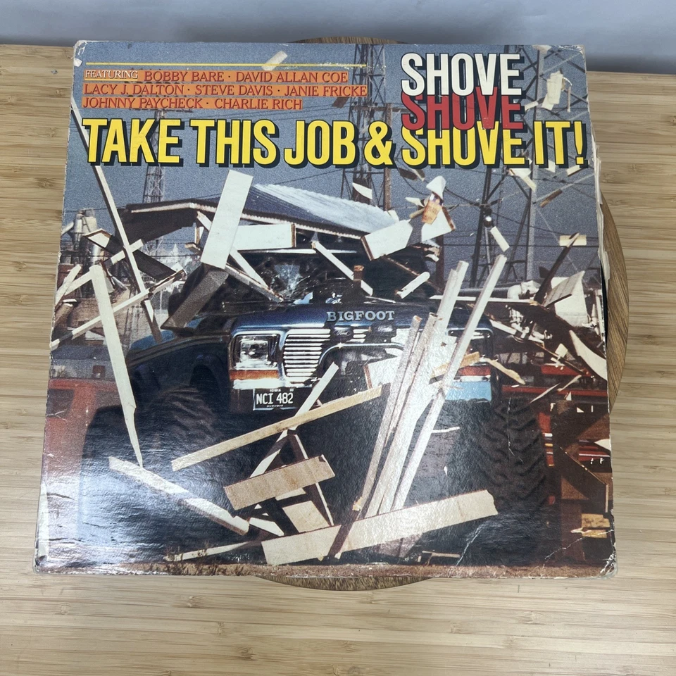 Take This Job And Shove It Original Motion Picture Soundtrack LP Epic Records VG - Image 1 of 4