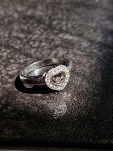 Chopard Happy Diamonds 18K White Gold Ring - Picture 1 of 7