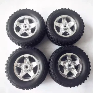 Metal Wheel Tyres RC Car Parts for MNRC MN78 MN82 MN82s MN82-Pro RC Rock Crawler - Picture 1 of 3