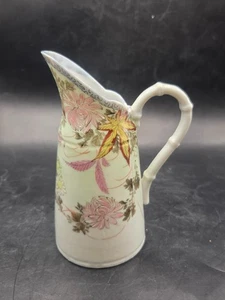 Ästhetisches Uhrwerk handbemalt Porzellan Krug Kanne Schmetterling Floral LESEN - Bild 1 von 19