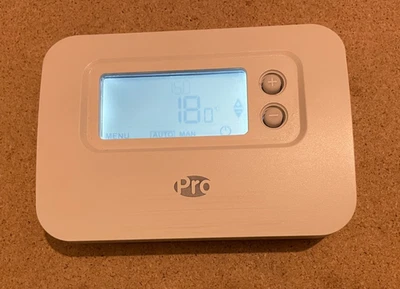 Pro Wireless FPP16216 7 Day Programmable Thermostat,4-time Schedules - Image 1 of 4